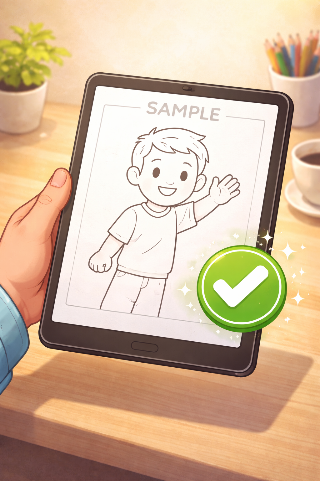 Illustration for Approve your preview (before we print)