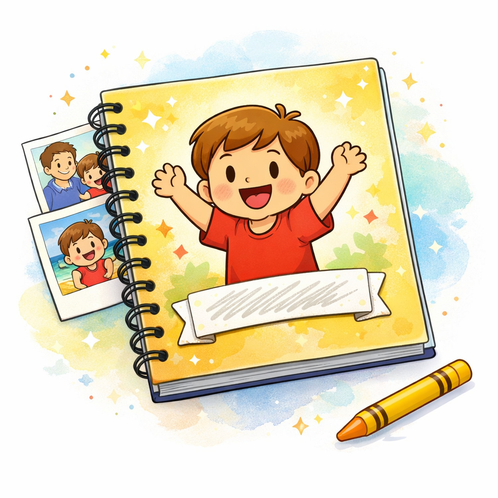 A MemoSketch made just for your child. From cover to cover